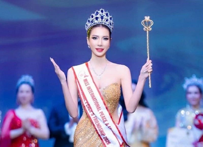 Tân Hoa hậu Hữu nghị hòa bình quốc tế 2026 gọi tên Trương Thị Đăng Thư